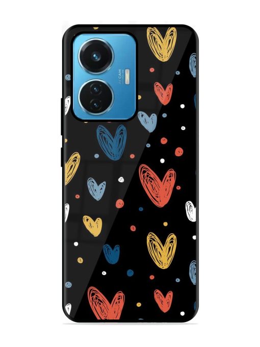 Happy Valentines Day Glossy Metal TPU Phone Cover for Iqoo Z6 (44W) Zapvi