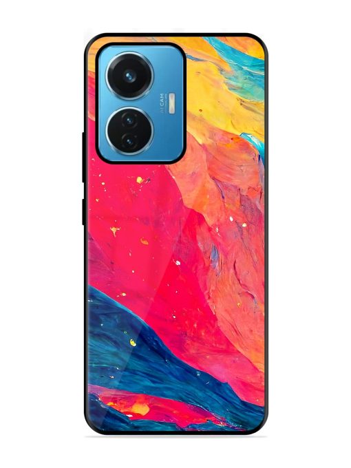 Starry Night Glossy Metal Phone Cover for Iqoo Z6 (44W)