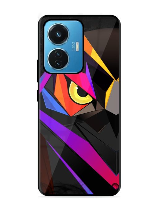 Wpap Owl Glossy Metal Phone Cover for Iqoo Z6 (44W) Zapvi