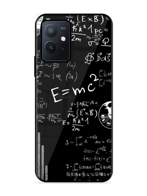 E=Mc2 Mass?Energy Equivalence Glossy Metal Phone Cover for Iqoo Z6 (5G) Zapvi