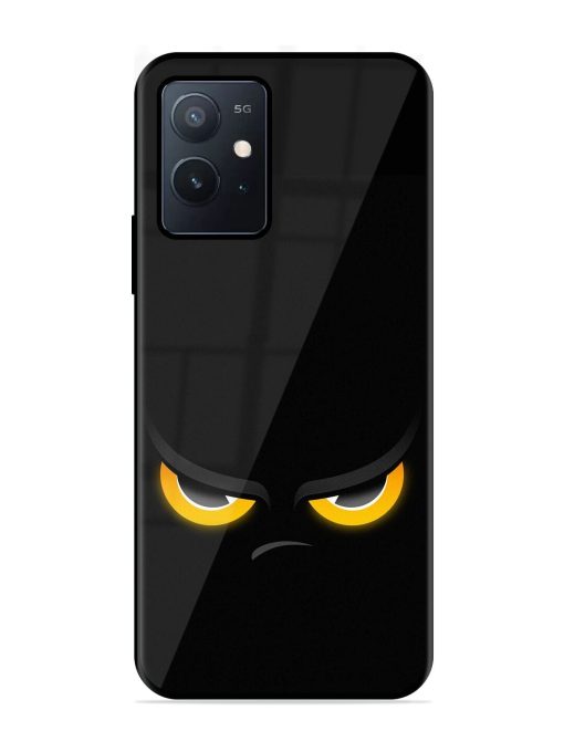 Scary Yellow Eye Glossy Metal TPU Phone Cover for Iqoo Z6 (5G) Zapvi