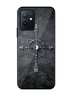 Lighting Cross Glossy Metal Phone Cover for Iqoo Z6 (5G)