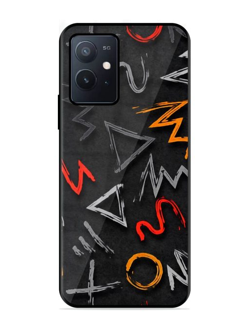 Grungy Graffiti Glossy Metal Phone Cover for Iqoo Z6 (5G) Zapvi