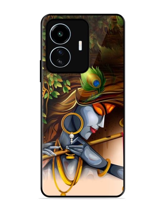 Krishna Glossy Metal Phone Cover for Iqoo Z6 Lite