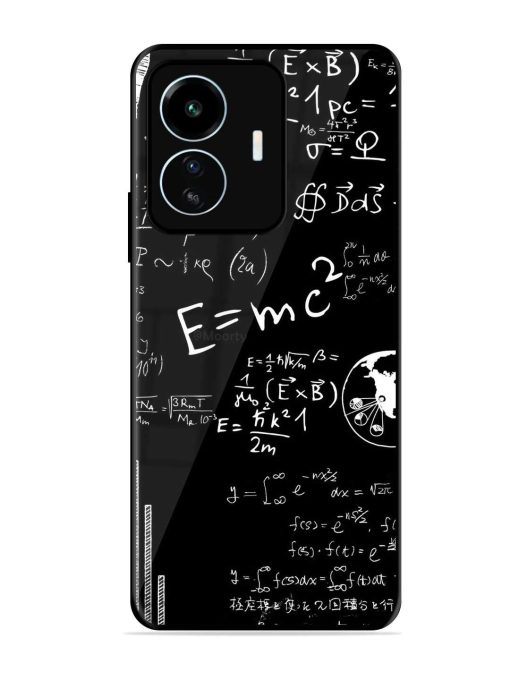 E=Mc2 Mass?Energy Equivalence Glossy Metal Phone Cover for Iqoo Z6 Lite