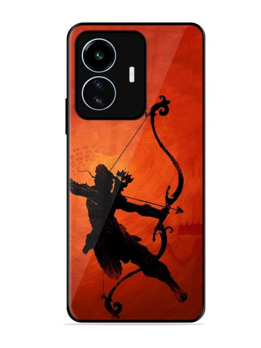 Illustration Lord Rama Glossy Metal Phone Cover for Iqoo Z6 Lite