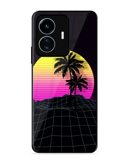 Coconut Vector Glossy Metal Phone Cover for Iqoo Z6 Lite