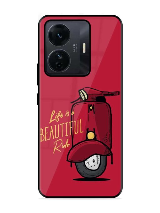 Life Is Beautiful Rides Glossy Metal Phone Cover for Iqoo Z6 Pro Zapvi