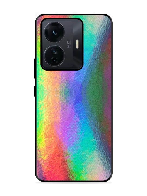 Colorful Holographic Background Glossy Metal TPU Phone Cover for Iqoo Z6 Pro Zapvi