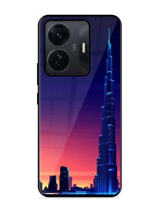 Burj Khalifa Abstract Glossy Metal Phone Cover for Iqoo Z6 Pro Zapvi