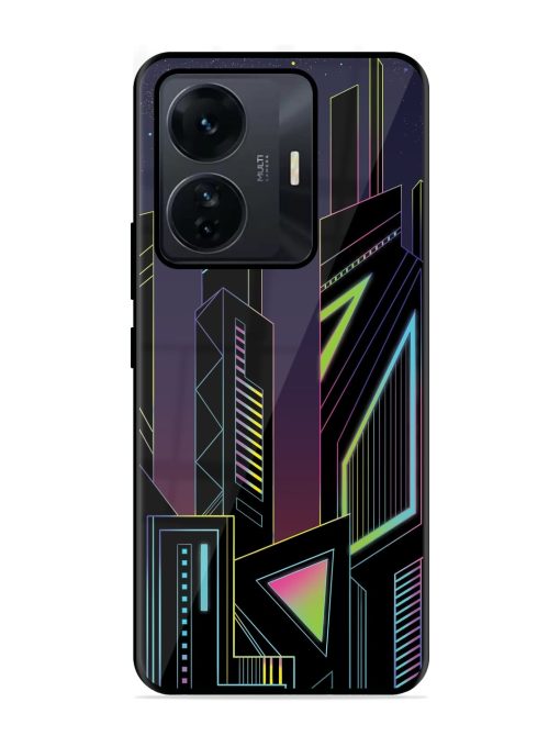 Neon Dreamscape Glossy Metal Phone Cover for Iqoo Z6 Pro Zapvi