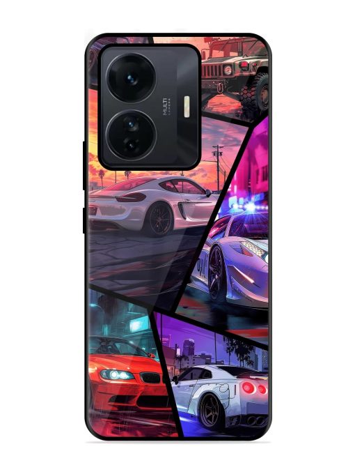 Ride In Pixels Glossy Metal Phone Cover for Iqoo Z6 Pro Zapvi