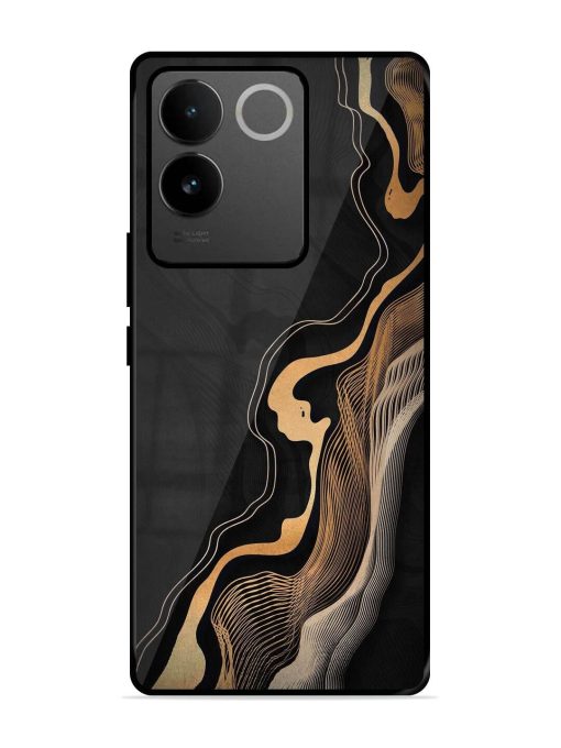 Abstract Art Glossy Metal TPU Phone Cover for Iqoo Z7 Pro (5G) Zapvi