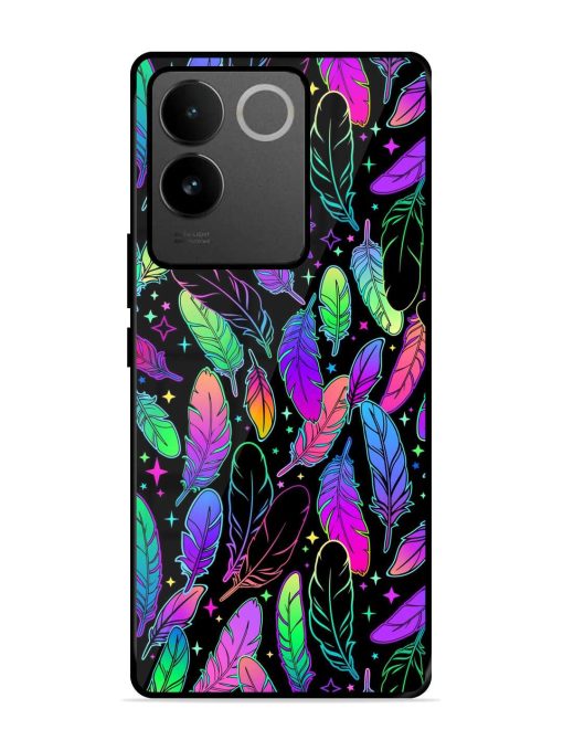 Bright Multi Colored Seamless Glossy Metal Phone Cover for Iqoo Z7 Pro (5G)