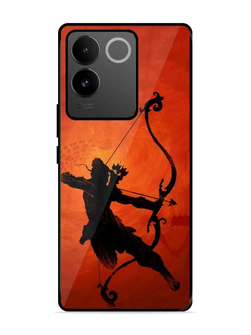 Illustration Lord Rama Glossy Metal Phone Cover for Iqoo Z7 Pro (5G)