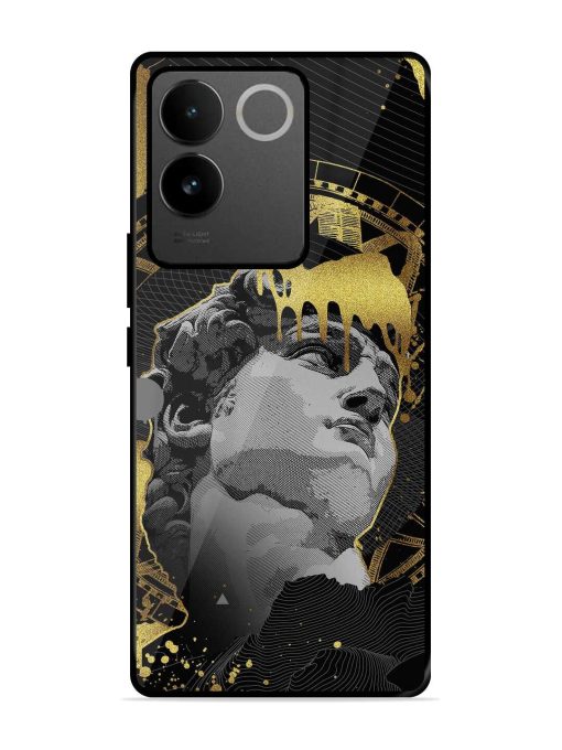 Roman Face Glossy Metal Phone Cover for Iqoo Z7 Pro (5G) Zapvi