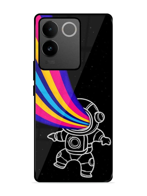 Astronaut Glossy Metal TPU Phone Cover for Iqoo Z7 Pro (5G) Zapvi