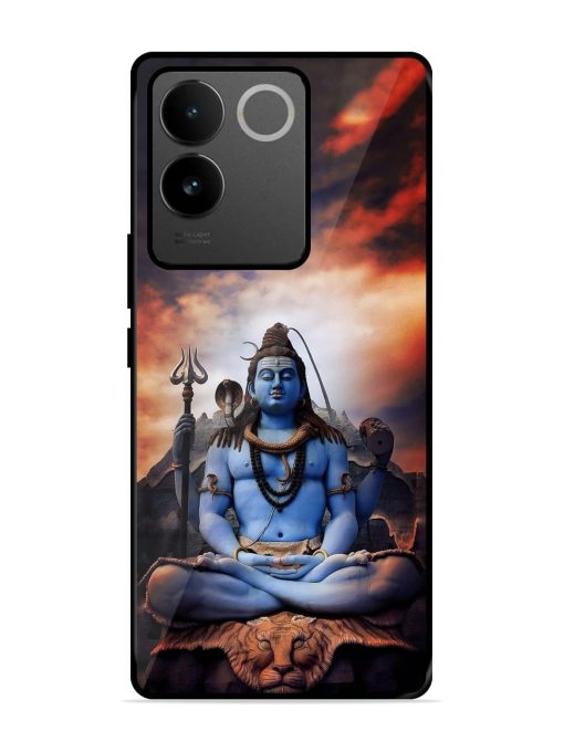 Jai Jai Shiv Glossy Metal Phone Cover for Iqoo Z7 Pro (5G)