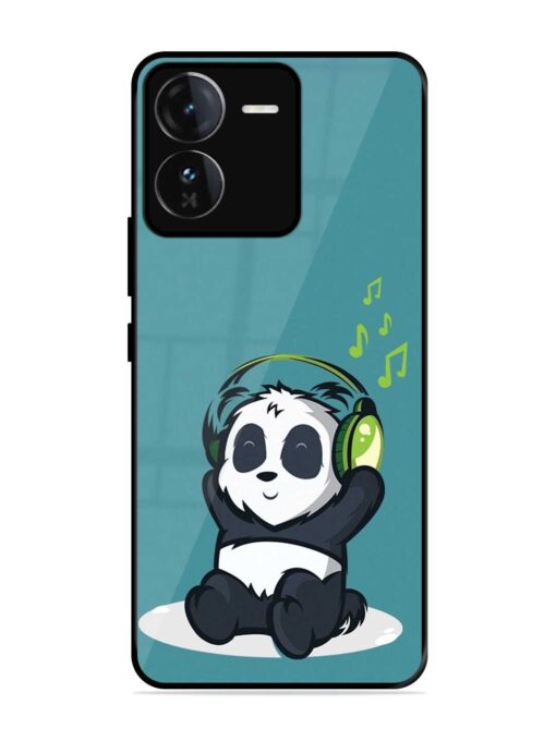 Music Panda Glossy Metal Phone Cover for Iqoo Z9 (5G) Zapvi