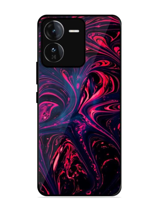 Abstract Background Glossy Metal Phone Cover for Iqoo Z9 (5G) Zapvi