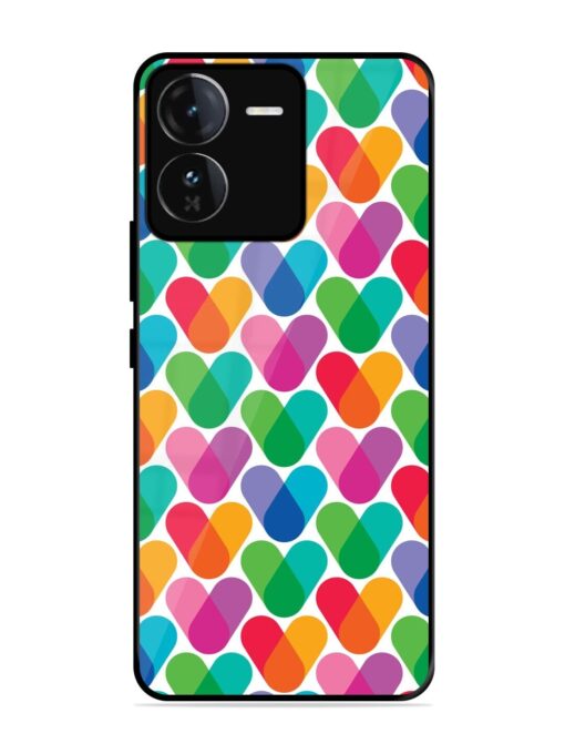 Overlapping Colors Colorful Glossy Metal TPU Phone Cover for Iqoo Z9 (5G) Zapvi