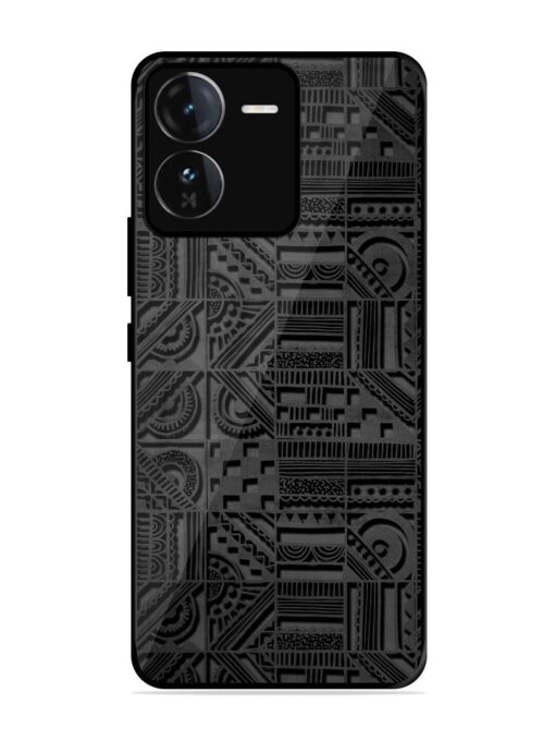 Seamless Pattern Glossy Metal Phone Cover for Iqoo Z9 (5G) Zapvi