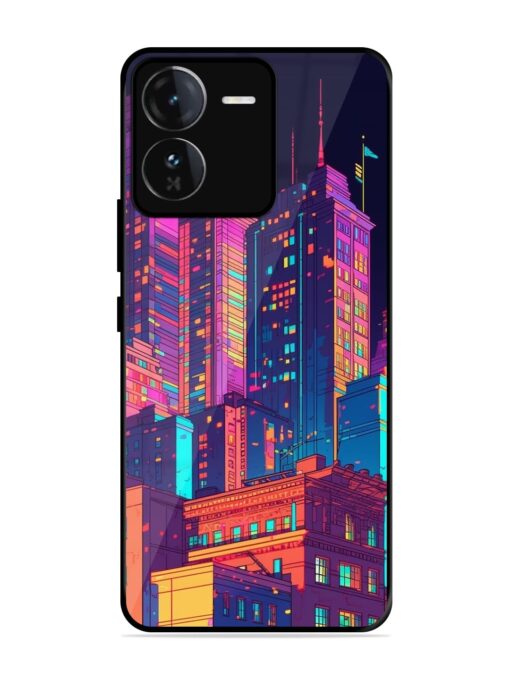 City View Glossy Metal Phone Cover for Iqoo Z9 (5G) Zapvi