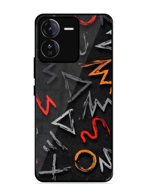 Grungy Graffiti Glossy Metal Phone Cover for Iqoo Z9 (5G) Zapvi