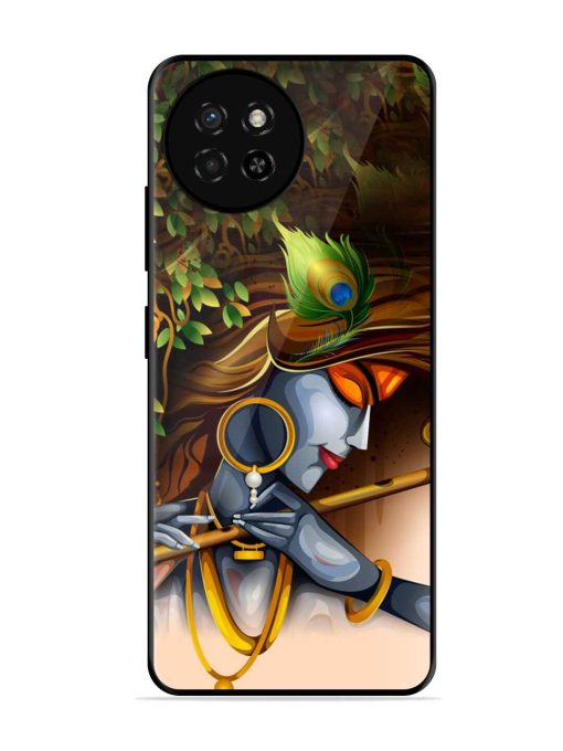 Krishna Glossy Metal Phone Cover for Itel S23 Zapvi