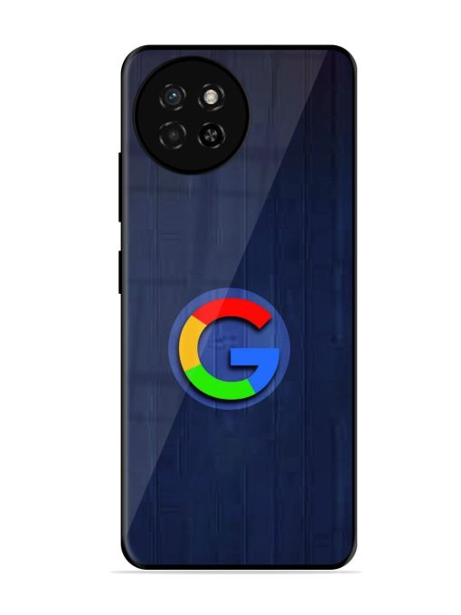 Google Logo Printed Glossy Metal TPU Phone Cover for Itel S23 Zapvi