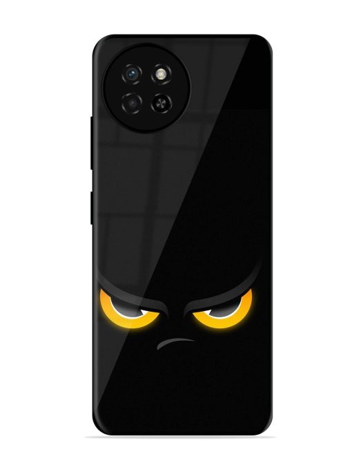 Scary Yellow Eye Glossy Metal TPU Phone Cover for Itel S23 Zapvi