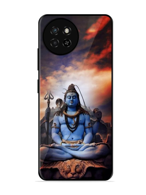 Jai Jai Shiv Glossy Metal Phone Cover for Itel S23 Zapvi