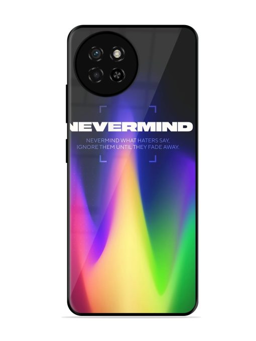 Nevermind Glossy Metal Phone Cover for Itel S23 Zapvi