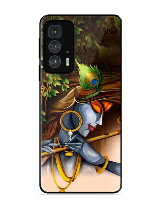 Krishna Glossy Metal Phone Cover for Motorola Edge 20 Pro Zapvi