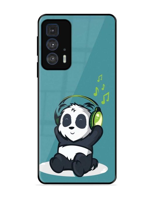 Music Panda Glossy Metal Phone Cover for Motorola Edge 20 Pro Zapvi