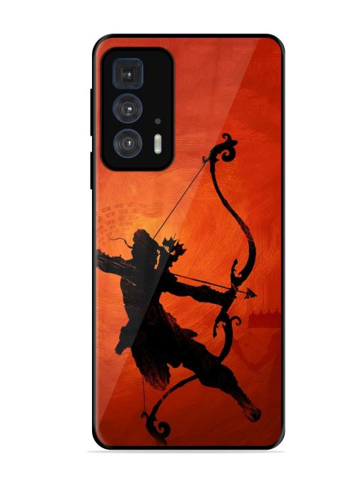 Illustration Lord Rama Glossy Metal Phone Cover for Motorola Edge 20 Pro Zapvi