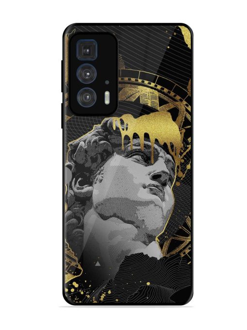 Roman Face Glossy Metal Phone Cover for Motorola Edge 20 Pro Zapvi