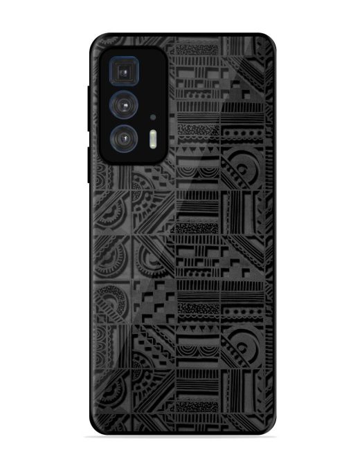 Seamless Pattern Glossy Metal Phone Cover for Motorola Edge 20 Pro Zapvi