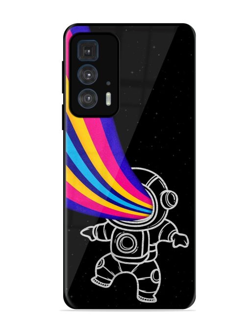 Astronaut Glossy Metal TPU Phone Cover for Motorola Edge 20 Pro Zapvi