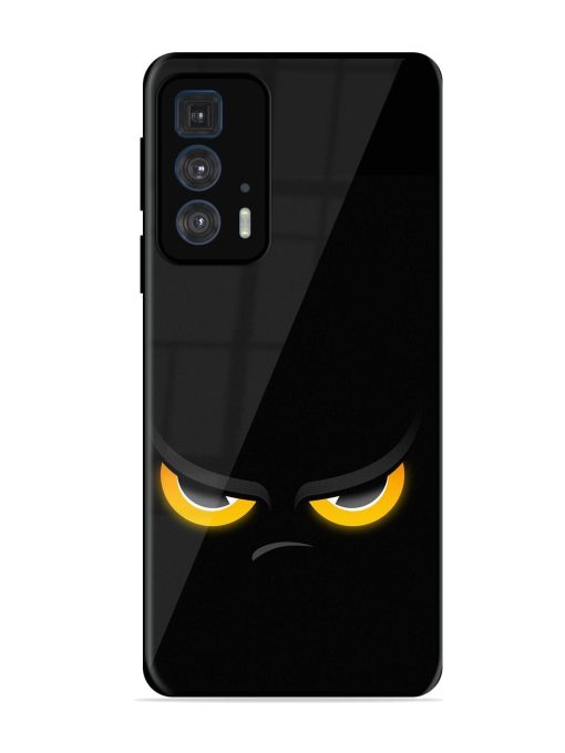 Scary Yellow Eye Glossy Metal TPU Phone Cover for Motorola Edge 20 Pro Zapvi