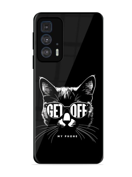 Get Off Glossy Metal TPU Phone Cover for Motorola Edge 20 Pro Zapvi