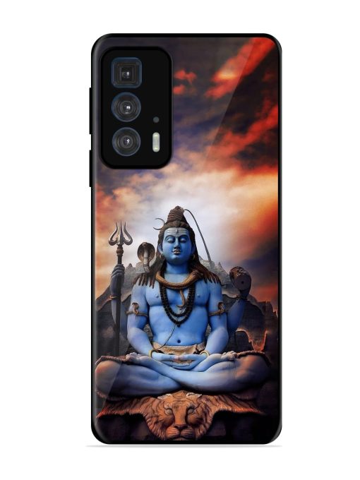 Jai Jai Shiv Glossy Metal Phone Cover for Motorola Edge 20 Pro Zapvi