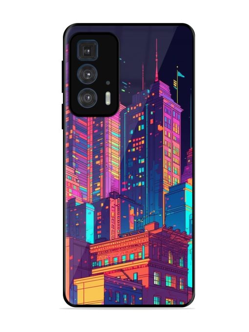 City View Glossy Metal Phone Cover for Motorola Edge 20 Pro Zapvi