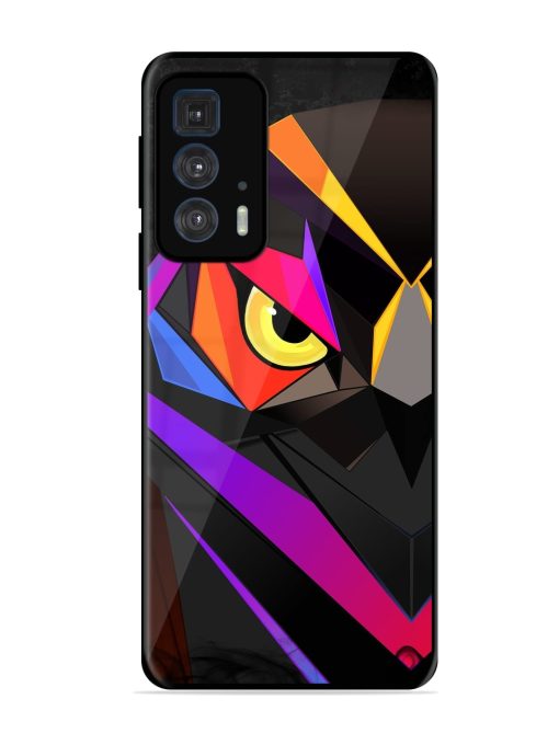 Wpap Owl Glossy Metal Phone Cover for Motorola Edge 20 Pro Zapvi