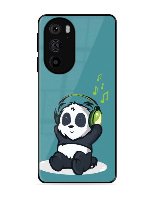 Music Panda Glossy Metal Phone Cover for Motorola Edge 30 Pro Zapvi