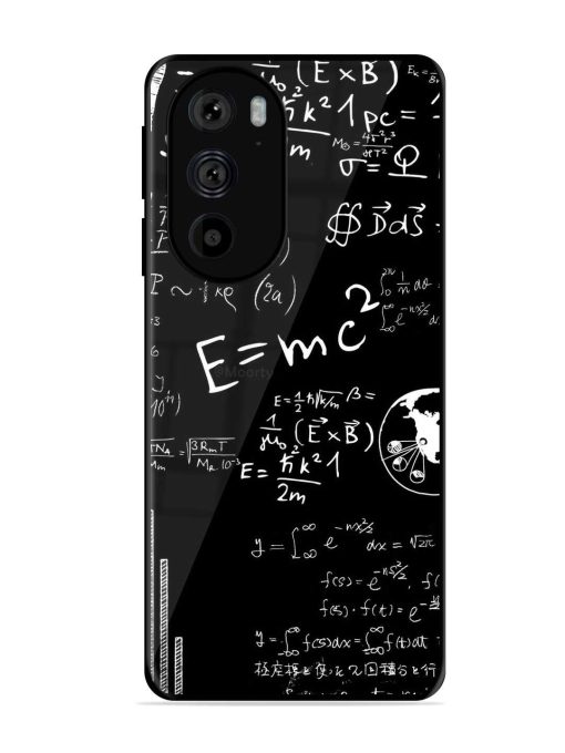 E=Mc2 Mass?Energy Equivalence Glossy Metal Phone Cover for Motorola Edge 30 Pro Zapvi