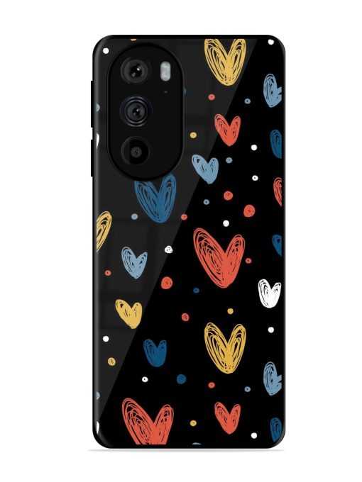 Happy Valentines Day Glossy Metal TPU Phone Cover for Motorola Edge 30 Pro Zapvi