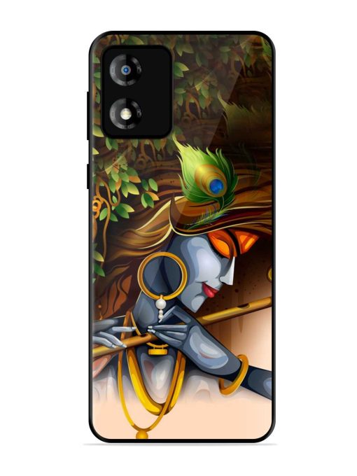 Krishna Glossy Metal Phone Cover for Motorola Moto E13 Zapvi