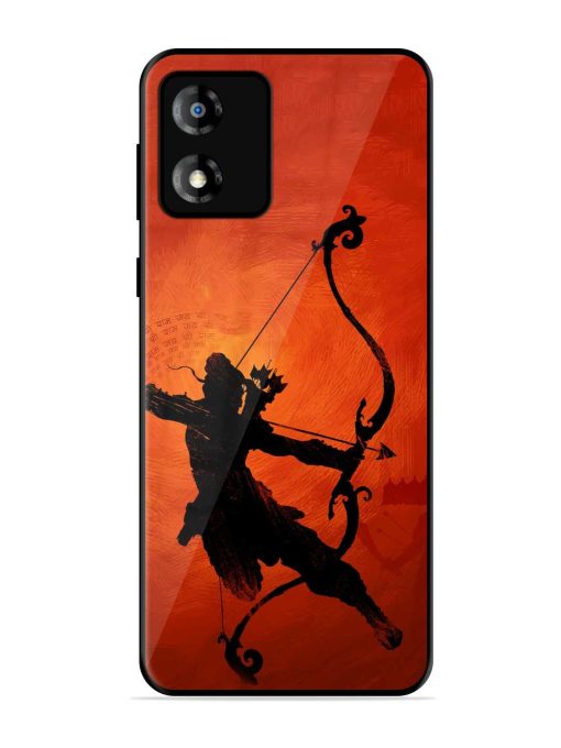 Illustration Lord Rama Glossy Metal Phone Cover for Motorola Moto E13