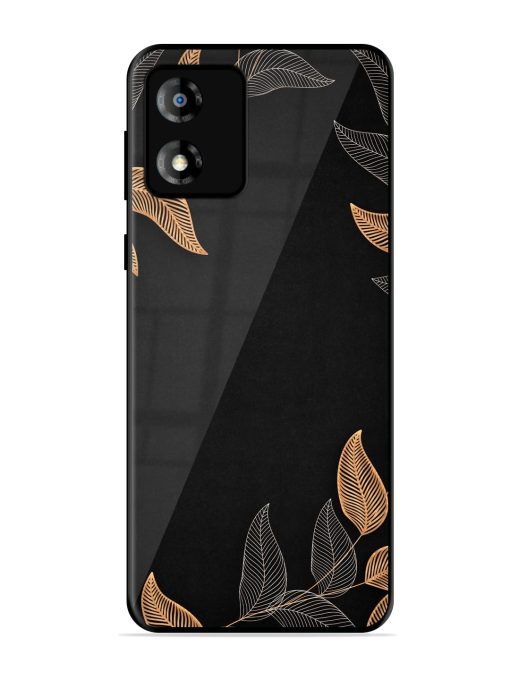 Foliage Art Glossy Metal Phone Cover for Motorola Moto E13 Zapvi